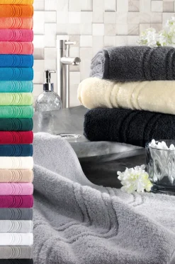 ROSS Seiftuch »Cashmere feeling« mit Wellen-Bordüre
