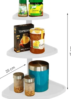 Ruco Küchenregal »Eckregal« Flexibel einsetzbar, hochwertiges Material, Made in Germany