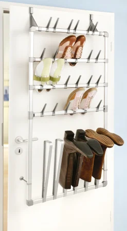 Ruco Schuhregal Aluminium/Kunststoff, auch zur Wandbefestigung geeignet