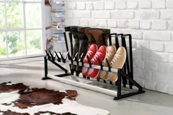 Ruco Schuhregal Aluminium/Kunststoff, ausziehbar von 60-105 cm