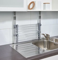 Ruco Teleskopregal zwischen Oberschrank und Arbeitsplatte klemmen, höhenverstellbar