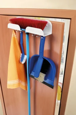Ruco Türhaken Besenhalter für Tür und Wand, 2 Stück