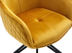 SalesFever Armlehnstuhl »Stilvoller Esszimmerstuhl« () mit 360° Drehfunktion