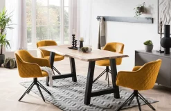SalesFever Armlehnstuhl »Stilvoller Esszimmerstuhl« () mit 360° Drehfunktion
