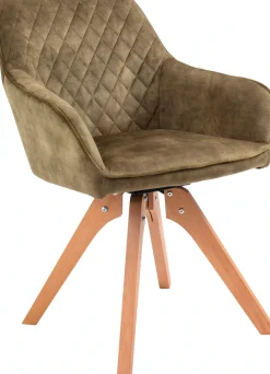 SalesFever Armlehnstuhl »Växjö - Esszimmerstuhl Komfort und Stil« () 1 Stk.Sitzkomfort neu definiert: 180° Drehplatte inklusive!