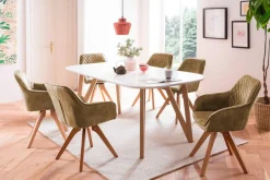 SalesFever Armlehnstuhl »Växjö - Esszimmerstuhl Komfort und Stil« () 1 Stk.Sitzkomfort neu definiert: 180° Drehplatte inklusive!