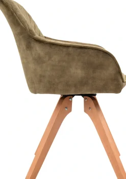 SalesFever Armlehnstuhl »Växjö - Esszimmerstuhl Komfort und Stil« () 1 Stk.Sitzkomfort neu definiert: 180° Drehplatte inklusive!