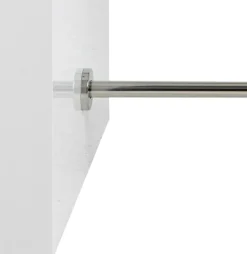 SalesFever Bartisch »Hochtisch im eleganten Stil« Edle Querstrebe in Chromoptik aus rostfreiem Stahl