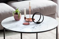 SalesFever Couchtisch »Caorle Coffeetable im eleganten Stil« Elegantes Design mit Marmoroptik-Tischplatte