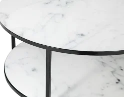 SalesFever Couchtisch »Caorle Coffeetable im minimalistischen Stil« Eleganz trifft Stil: Tischplatten in Marmoroptik