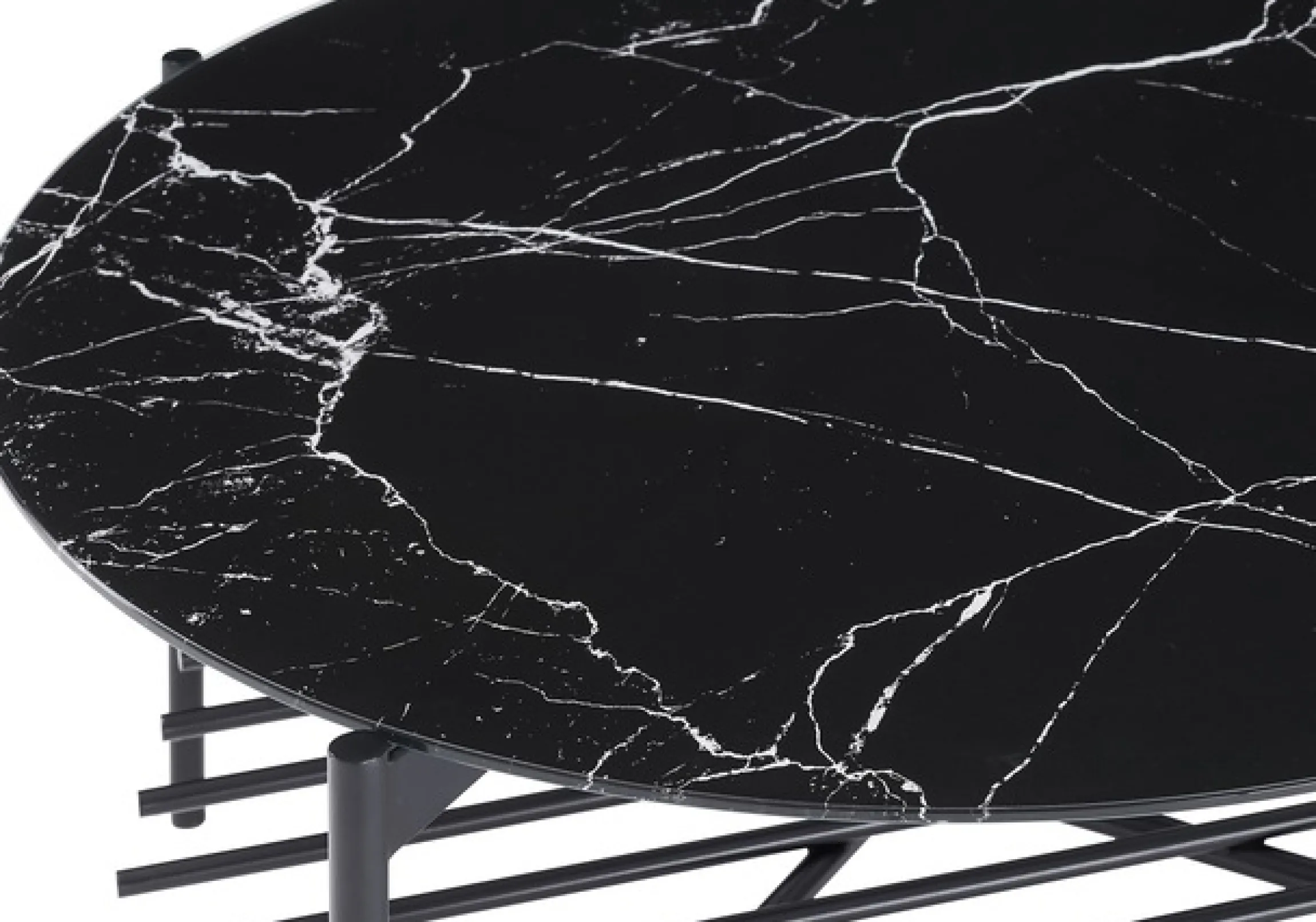 SalesFever Couchtisch »Coffeetable Wohnzimmertisch im minimalistischen Stil« 1 Stk. tlg. Glasplatte in Marmoroptik