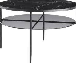 SalesFever Couchtisch »Designer Couchtisch« 1 Stk. tlg. Tischplatte in Marmoroptik