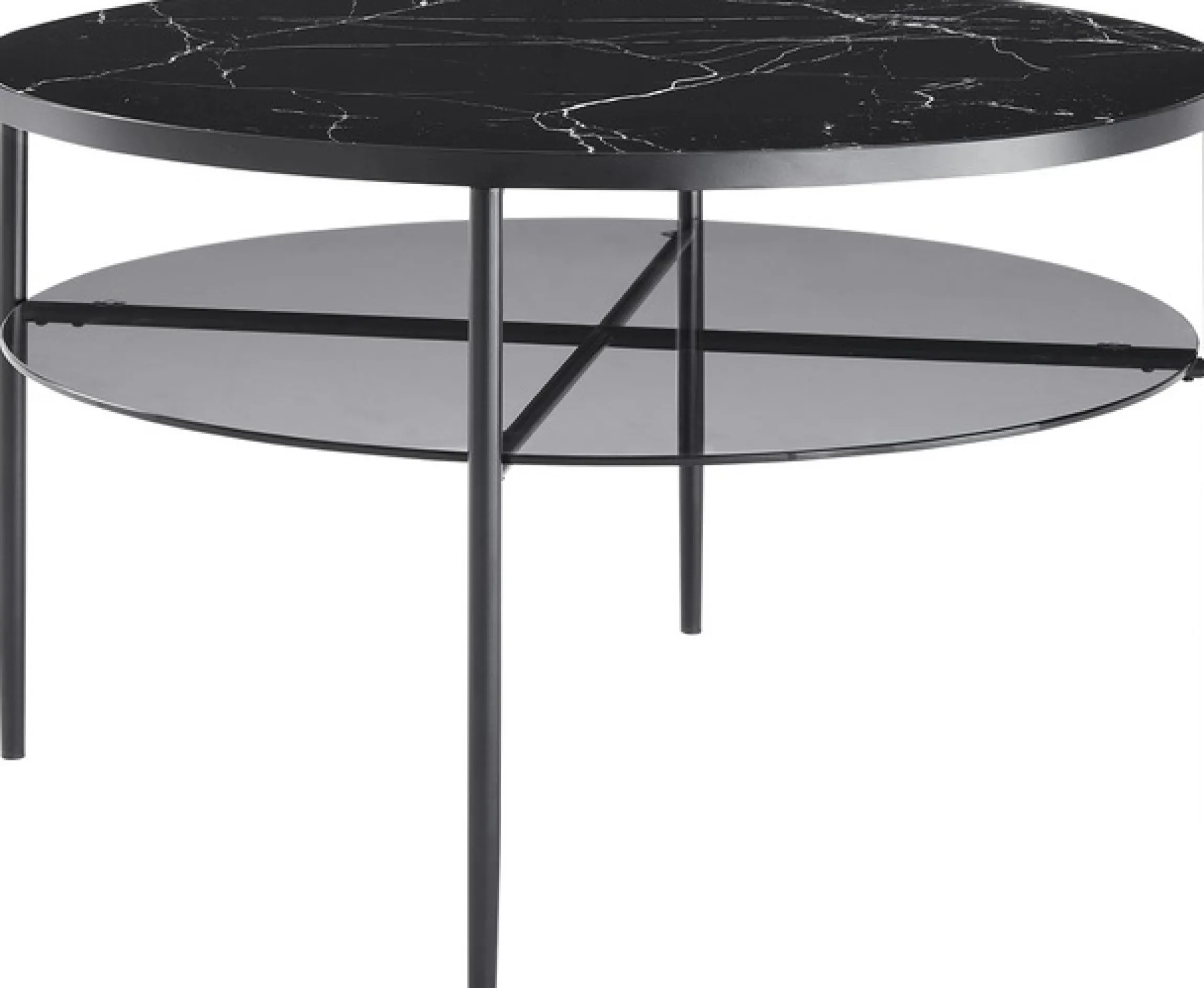 SalesFever Couchtisch »Designer Couchtisch« 1 Stk. tlg. Tischplatte in Marmoroptik