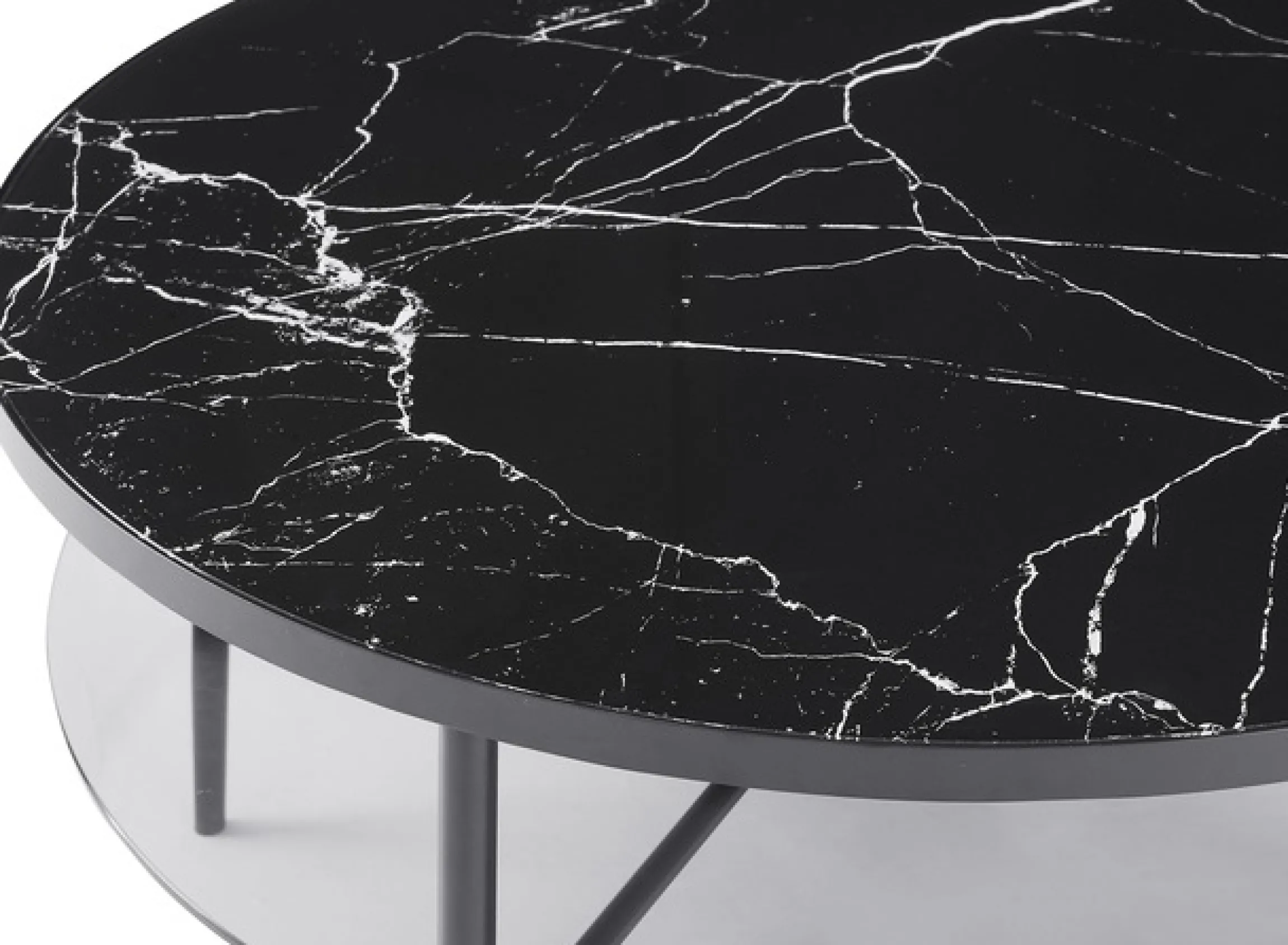 SalesFever Couchtisch »Designer Couchtisch« 1 Stk. tlg. Tischplatte in Marmoroptik