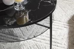 SalesFever Couchtisch »Designer Couchtisch« 1 Stk. tlg. Tischplatte in Marmoroptik