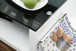 SalesFever Couchtisch »Eleganter Wohnzimmertisch« Praktisch mit integriertem Seiten-Magazinfach