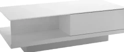 SalesFever Couchtisch »im minimalistischen Stil« Elegante Tischplatte aus robustem Kristallglas