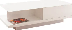 SalesFever Couchtisch »im minimalistischen Stil« Elegante Tischplatte aus robustem Kristallglas