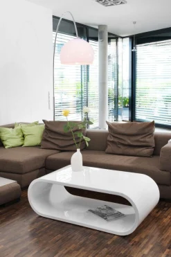 SalesFever Couchtisch »im stilvollen Look« Vollständig aus edlem Fiberglas gefertigt