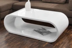 SalesFever Couchtisch »im stilvollen Look« Vollständig aus edlem Fiberglas gefertigt