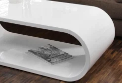 SalesFever Couchtisch »im stilvollen Look« Vollständig aus edlem Fiberglas gefertigt