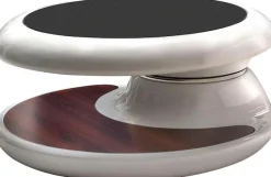SalesFever Couchtisch »Milano Tisch Trendiges Wohnzimmer-Highlight« Tischplatte: Rundum 360° drehbar!