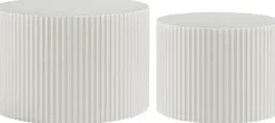 SalesFever Couchtisch »New Orleans stilvoller Couchtisch« Set, 2 Stk. tlg. mit umlaufender Rillenstruktur