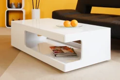 SalesFever Couchtisch »Tisch: Praktischer Stil für Ihr Wohnzimmer« Mit eleganten seitlichen Aussparungen