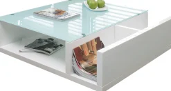 SalesFever Couchtisch »Wohnzimmer-Tisch im skandinavischen Stil« Praktisch mit seitlichem Magazinfach