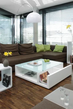 SalesFever Couchtisch »Wohnzimmer-Tisch im skandinavischen Stil« Praktisch mit seitlichem Magazinfach