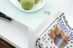 SalesFever Couchtisch »Wohnzimmer-Tisch im skandinavischen Stil« Praktisch mit seitlichem Magazinfach