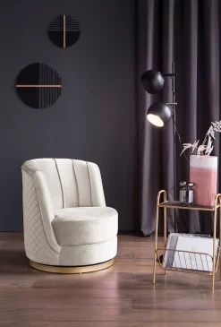 SalesFever Drehsessel »Komfortabler Drehsessel mit Stil« 360° Drehfunktion