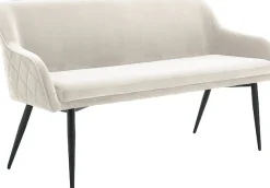 SalesFever Eckbankgruppe »Eckbankgruppe im Landhausstil« Set, 6 Stk. tlg. Rückenfläche mit aufwändiger Rautensteppung