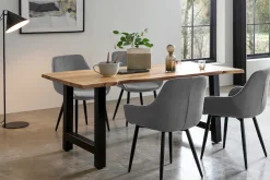 SalesFever Essgruppe »Stilvolle Essgruppe« Set, 5 Stk. tlg. 5-teiliges Massivholz-Set, geölt und doppelt gewachst