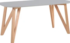 SalesFever Essgruppe »Växjö - Elegant gestaltete Sitzgruppe« Set, 5 Stk. tlg. bestehend aus 4 modernen Polsterstühlen und einem 180 cm breiten Tisch