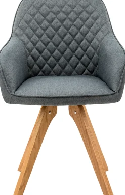 SalesFever Essgruppe »Växjö - Elegant gestaltete Sitzgruppe« Set, 5 Stk. tlg. bestehend aus 4 modernen Polsterstühlen und einem 180 cm breiten Tisch