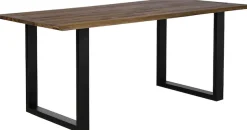 SalesFever Esstisch »Design Esstisch für stilvolles Ambiente« mit echter Baumkante