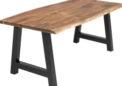 SalesFever Esstisch »Designer-Tisch für stilvolle Mahlzeiten« Zweifach gewachstes, geöltes Massivholz