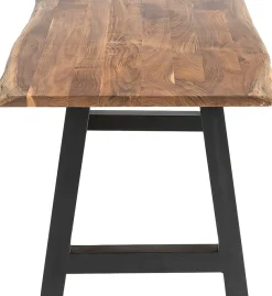 SalesFever Esstisch »Designer-Tisch für stilvolle Mahlzeiten« Zweifach gewachstes, geöltes Massivholz