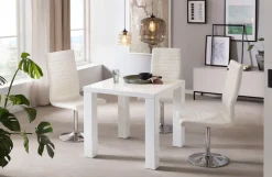 SalesFever Esstisch »Design-Tisch für stilvolles Ambiente« hochglanz lackiert