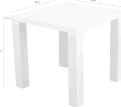 SalesFever Esstisch »Design-Tisch für stilvolles Ambiente« hochglanz lackiert