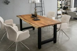 SalesFever Esstisch »Minimalistischer Tisch« Geölt und doppelt gewachstes Massivholz