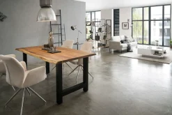 SalesFever Esstisch »Minimalistischer Tisch« Geölt und doppelt gewachstes Massivholz