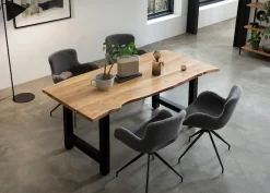 SalesFever Esstisch »Minimalistischer Tisch« Geölt und doppelt gewachstes Massivholz