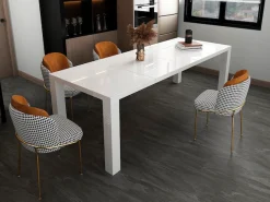 SalesFever Esstisch »Stilvoller Tisch« hochglanz lackiert, ausziehbar