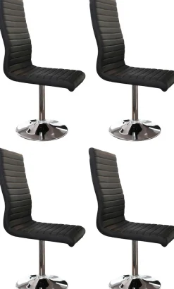 SalesFever Esszimmerstuhl »Komfortabler Armlehnstuhl zum Relaxen« (Set) 4 Stk.mit Drehfunktion