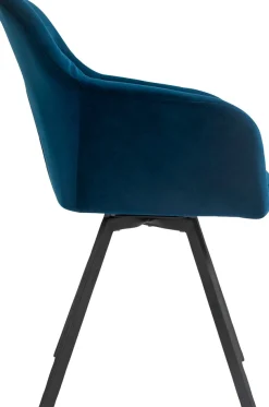 SalesFever Esszimmerstuhl »Toronto Stuhl - Stilvoller Armlehnstuhl mit Steppungen« () 1 Stk.Esszimmersessel, 360° Drehplatte unter der Sitzfläche