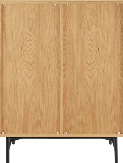 SalesFever Kommode »Visby Stilvolles Sideboard für den Wohnbereich« Eiche Echtholzfurnier