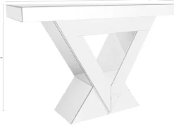 SalesFever Konsolentisch »Design Konsole für Ihren Eingangsbereich« verspiegelt,in edler Form und besonderer Optik