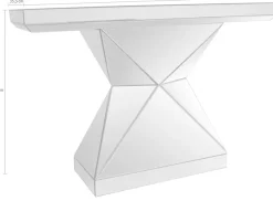 SalesFever Konsolentisch »Designer Konsole« verspiegelt,in edler Form und besonderer Optik